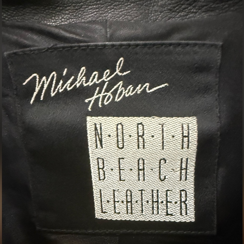 Vintage John Lennon Custom Black Leather Jacket - Picture 4 of 8